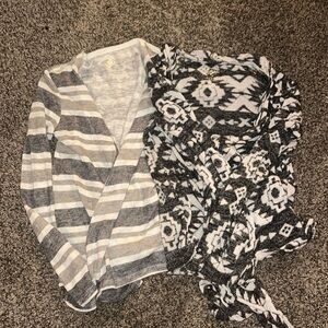 Two Justice Sweaters Size 10